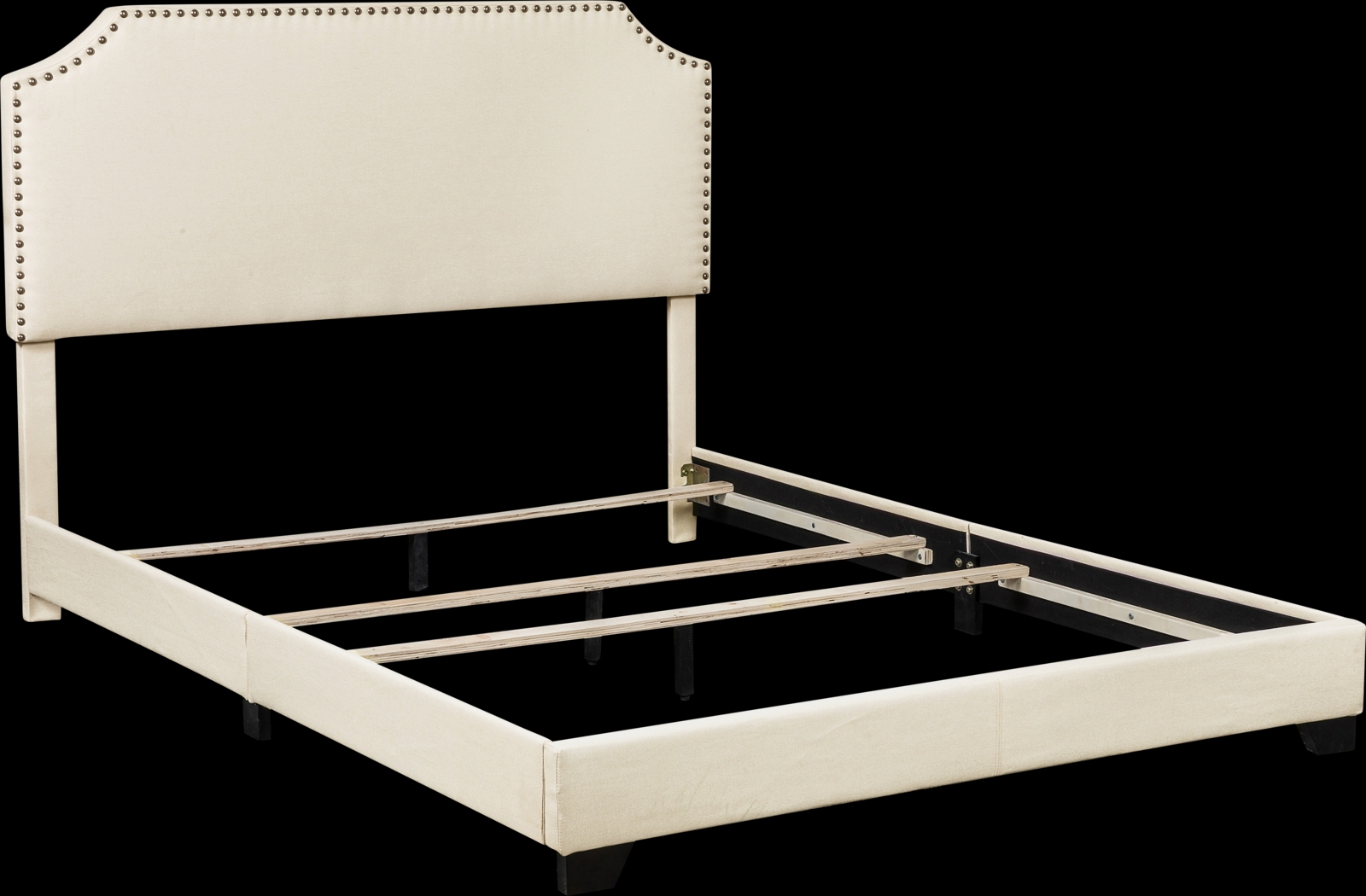 Miriam Beige Queen Bed - Thumbnail - Image 4