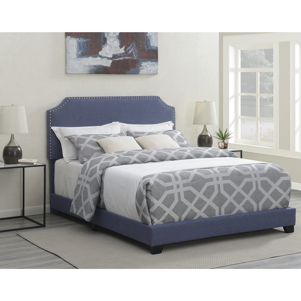 Miriam Blue Queen Bed - Thumbnail - Image 8
