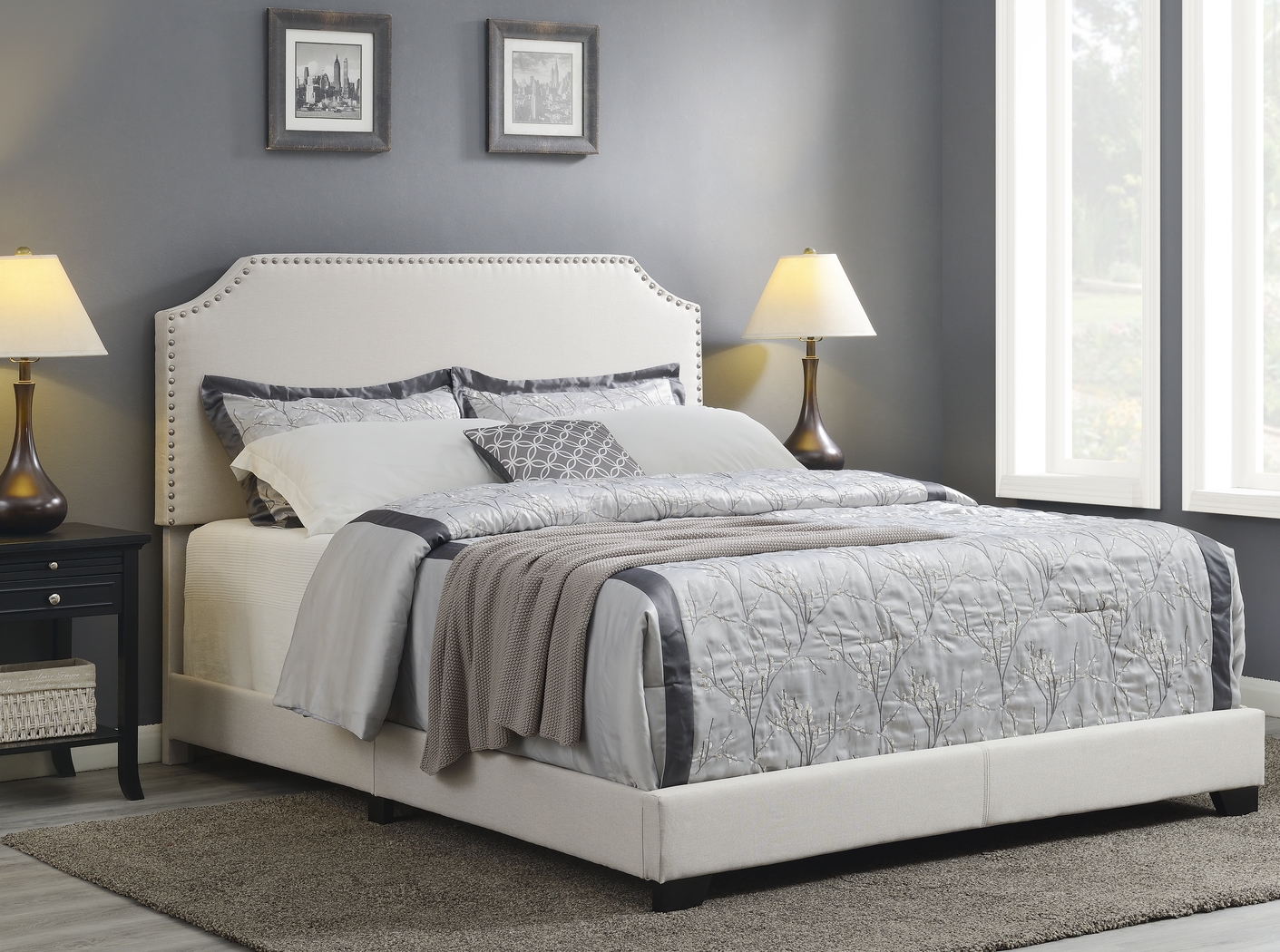 Miriam Gray King Bed - Thumbnail - Image 9