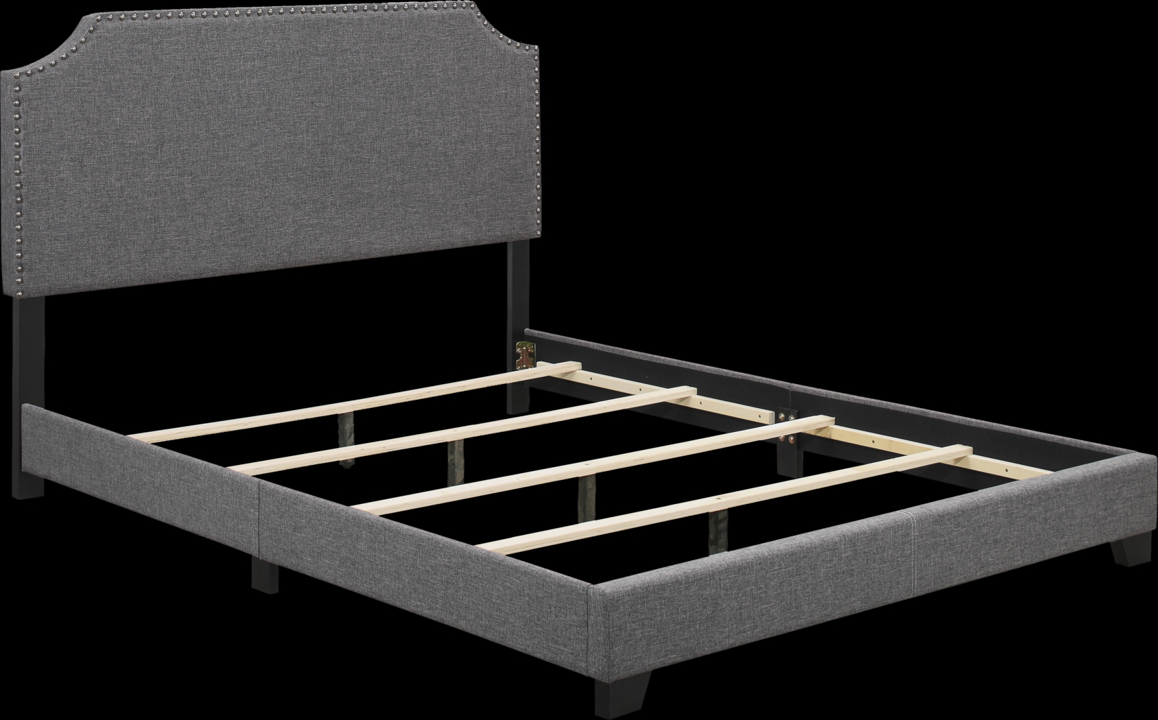 Miriam Stone Queen Upholstered Bed - Thumbnail - Image 2