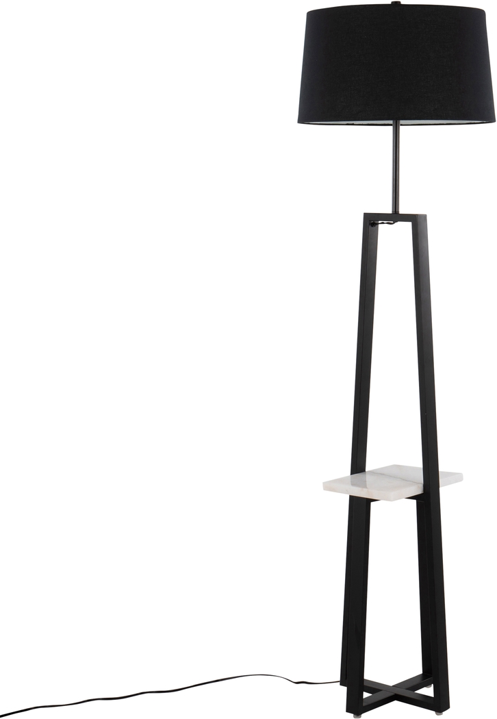Misa Bend Black Floor Lamp - Thumbnail - Image 4