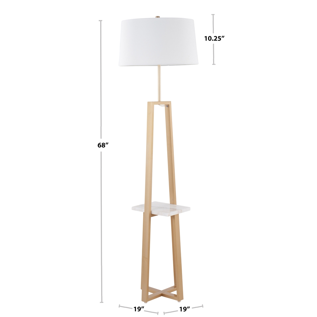 Misa Bend Gold Floor Lamp - Thumbnail - Image 12
