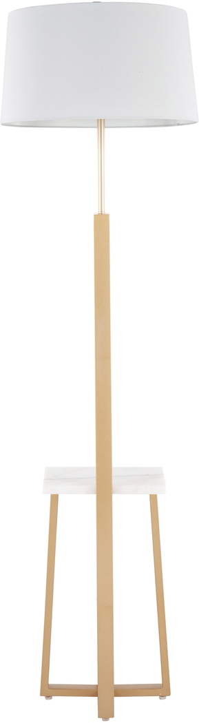 Misa Bend Gold Floor Lamp - Thumbnail - Image 3
