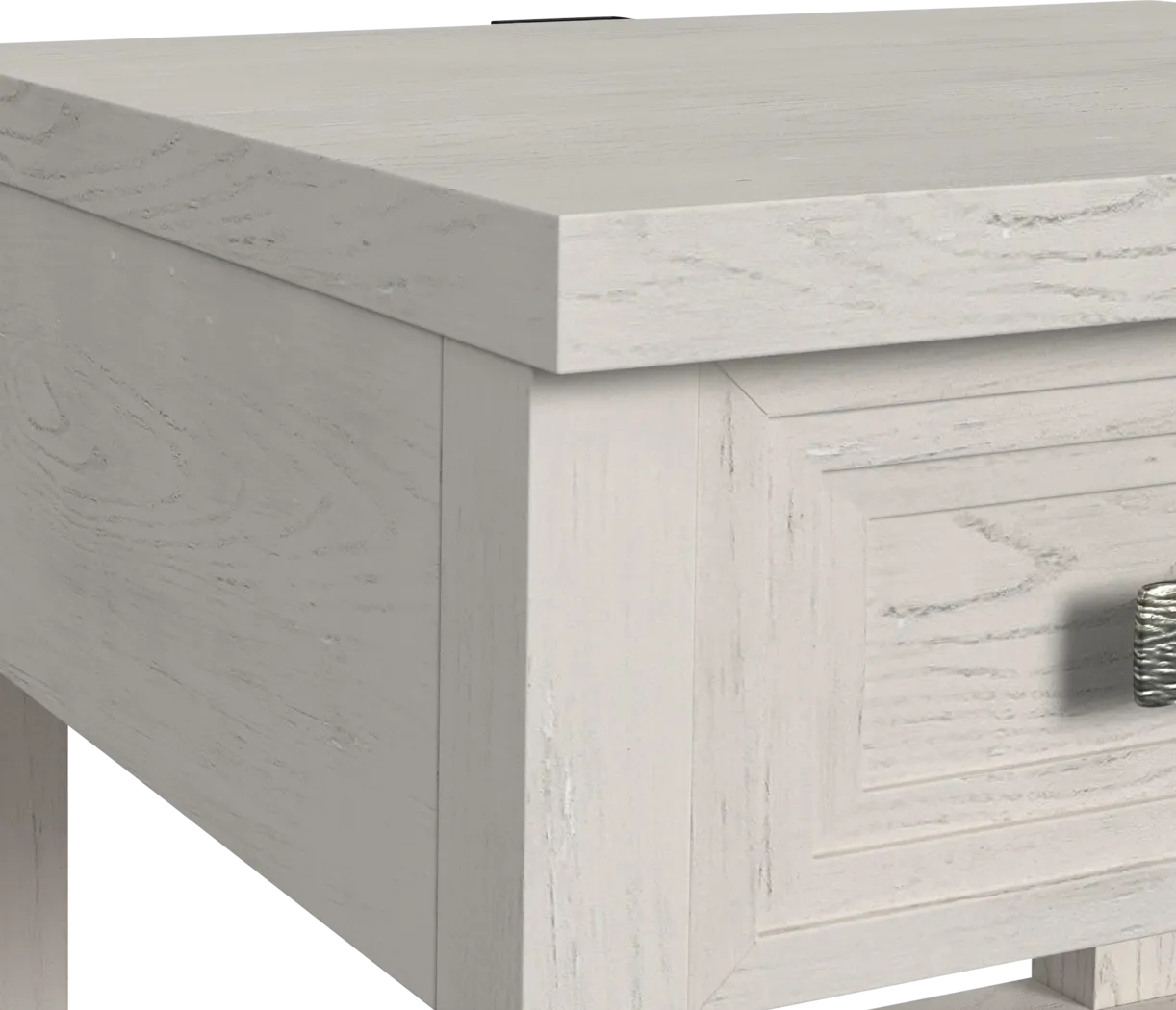 Misak White End Table - Thumbnail - Image 7