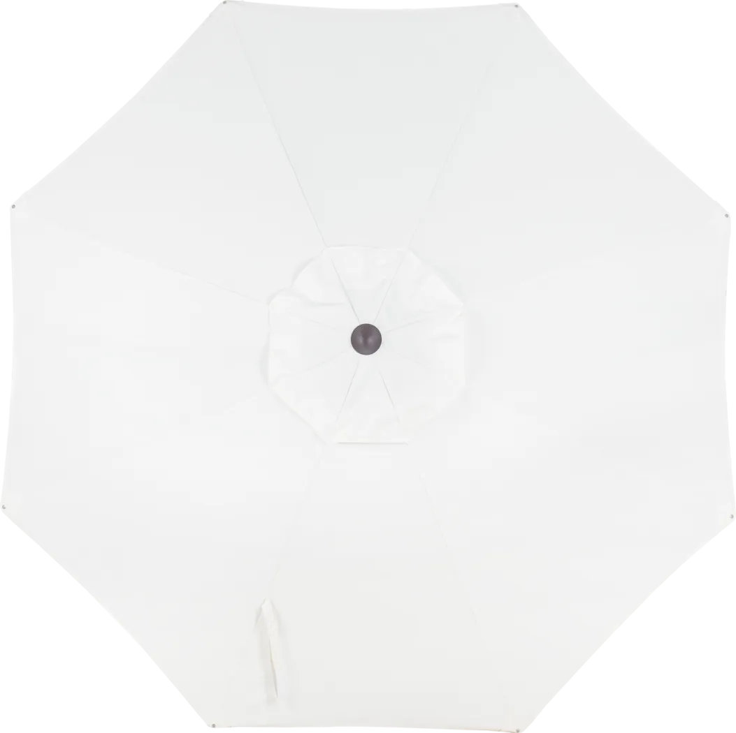 Mission Viejo Natural Finish 9' Octagon Natural Outdoor Umbrella with Drumlin Vega Light - Thumbnail - Image 3