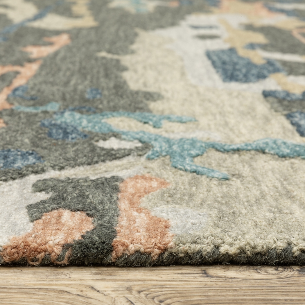 Mistfell Blue 2'6 x 8' Rug - Thumbnail - Image 6
