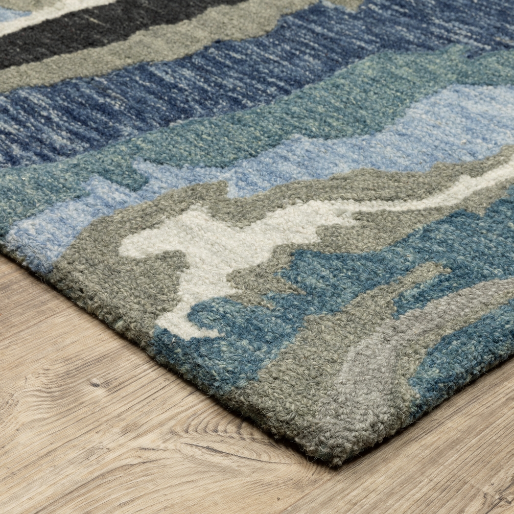 Mistfell Blue 8' x 120 Rug - Thumbnail - Image 3