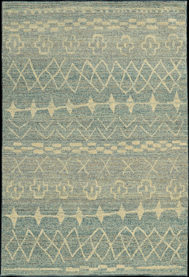 Misty Vale 5'3 x 7'6 Blue Rug - Thumbnail - Image 1