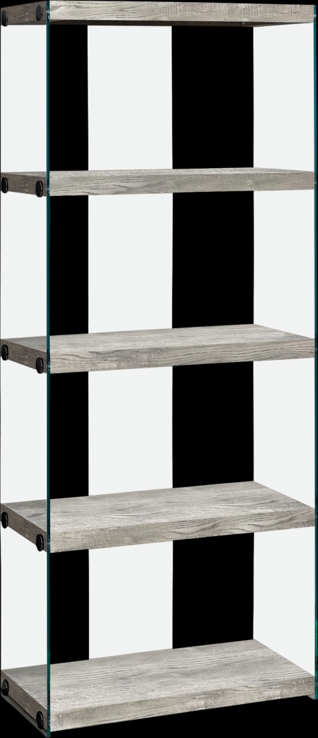Mitchwin Dark Gray Bookcase - Thumbnail - Image 1