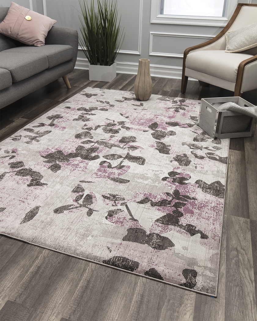 CosmoLiving By Cosmopolitan Mithran Gray 8' x 10' Rug - Thumbnail - Image 4