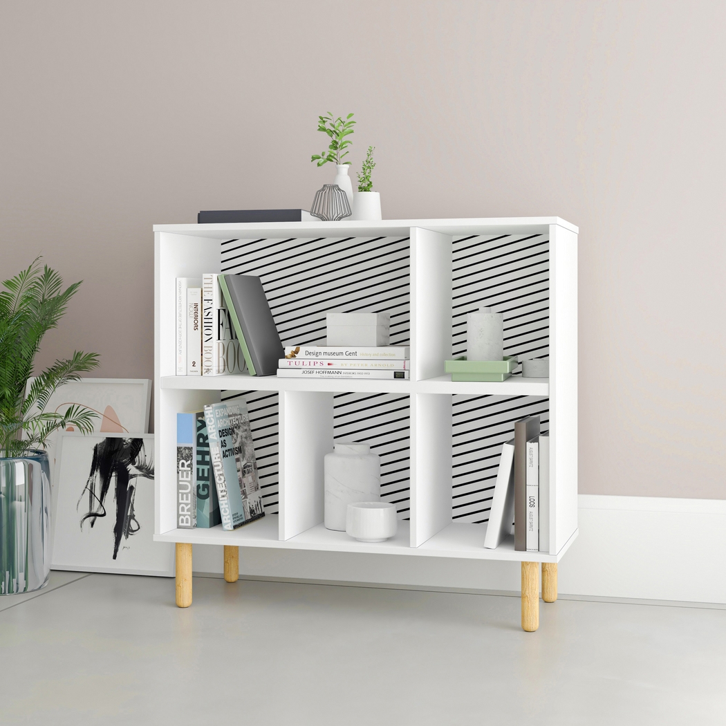 Mizeur I White Bookcase - Thumbnail - Image 2