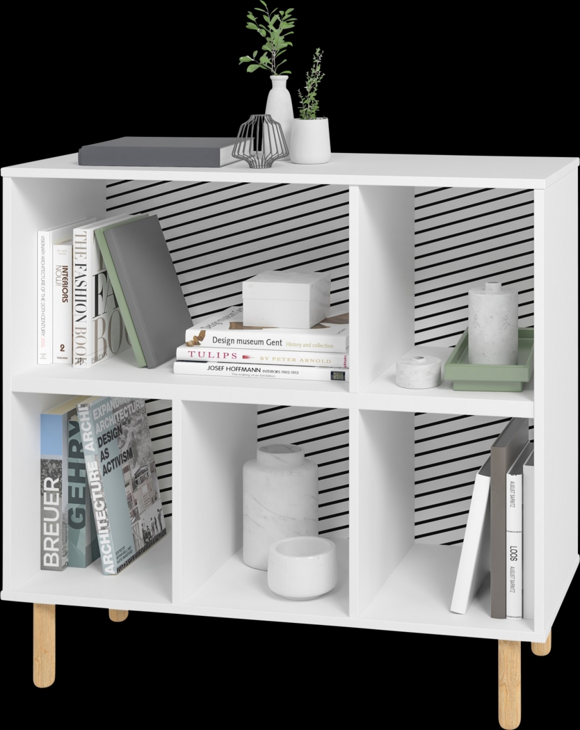 Mizeur I White Bookcase - Thumbnail - Image 3