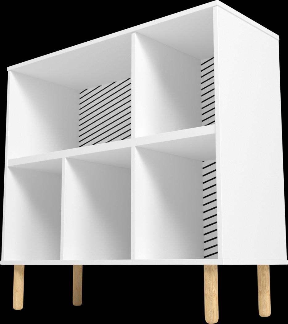 Mizeur I White Bookcase - Thumbnail - Image 5
