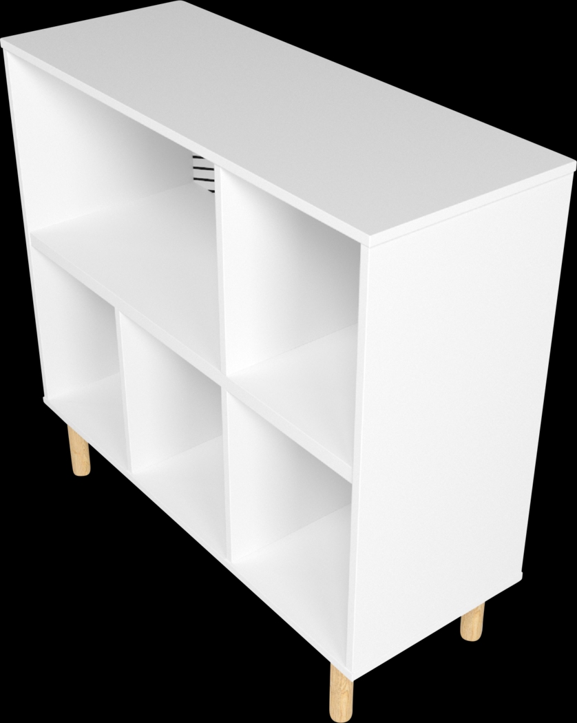 Mizeur I White Bookcase - Thumbnail - Image 6