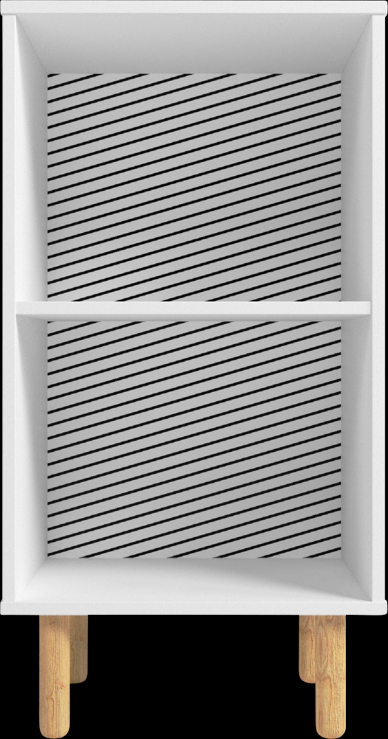 Mizeur II White Nightstand - Thumbnail - Image 4