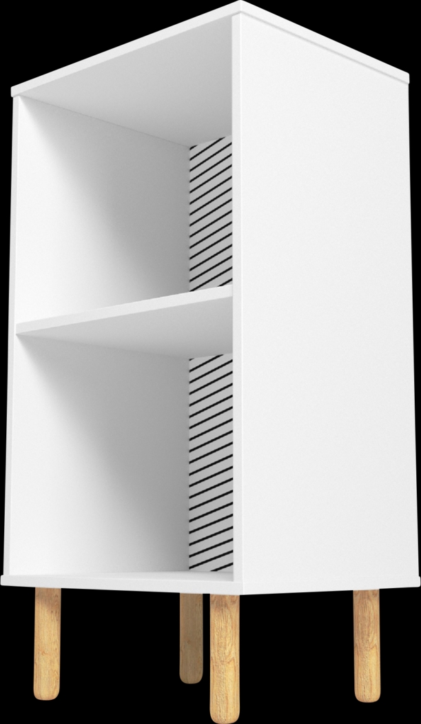 Mizeur II White Nightstand - Thumbnail - Image 6