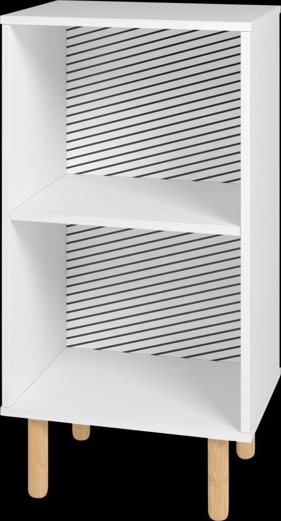 Mizeur II White Nightstand - Thumbnail - Image 1