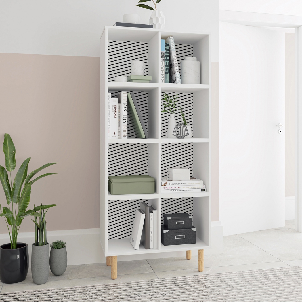 Mizeur IV White Bookcase - Thumbnail - Image 2