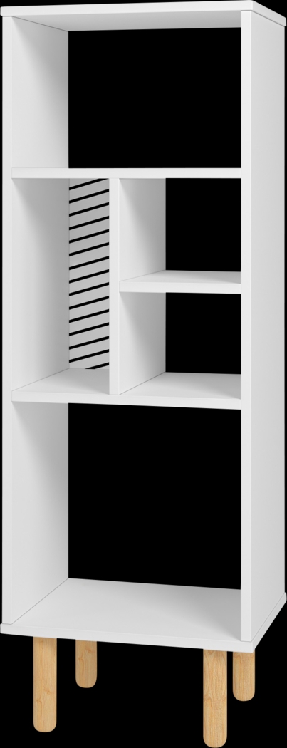 Mizeur VI White Bookcase - Thumbnail - Image 1
