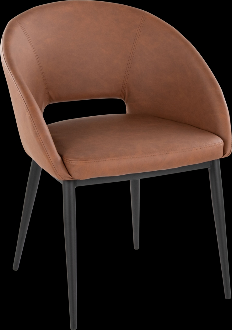 Miznner Camel Accent Chair - Thumbnail - Image 1