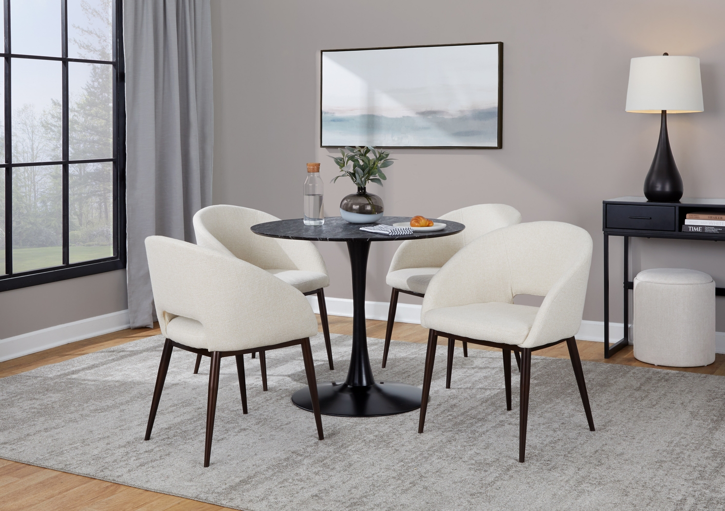 Miznner II Cream Accent Chair - Thumbnail - Image 2