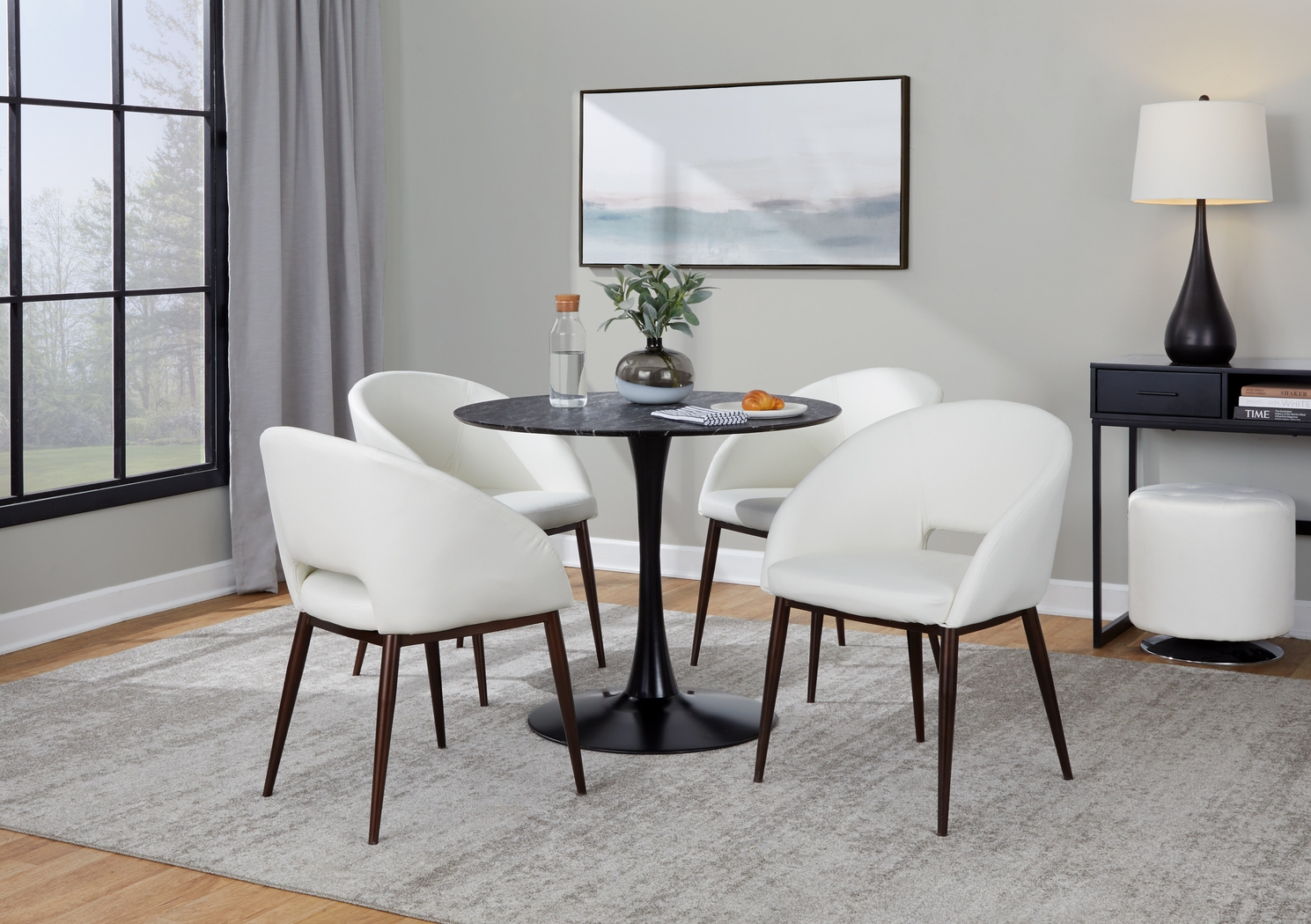 Miznner II White Accent Chair - Thumbnail - Image 2