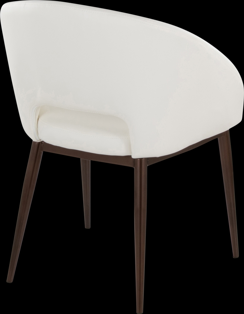 Miznner II White Accent Chair - Thumbnail - Image 5