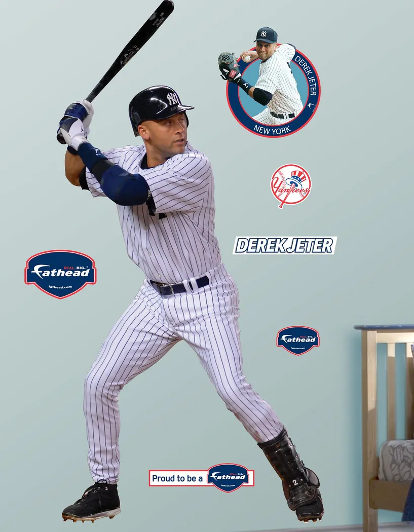 MLB Derek Jeter Fathead Wall Decal - Thumbnail - Image 1