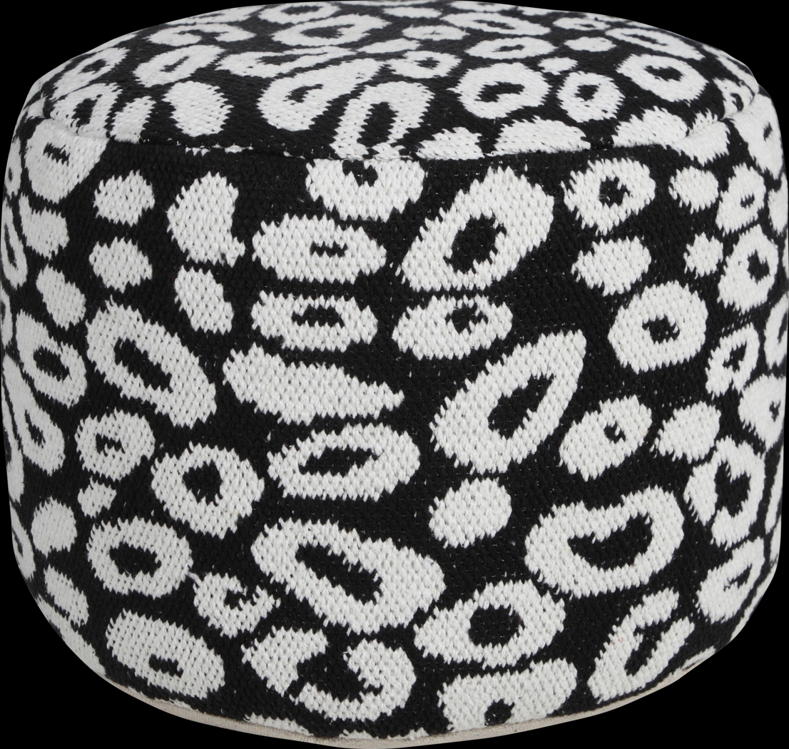 Mocant Black Pouf - Thumbnail - Image 1