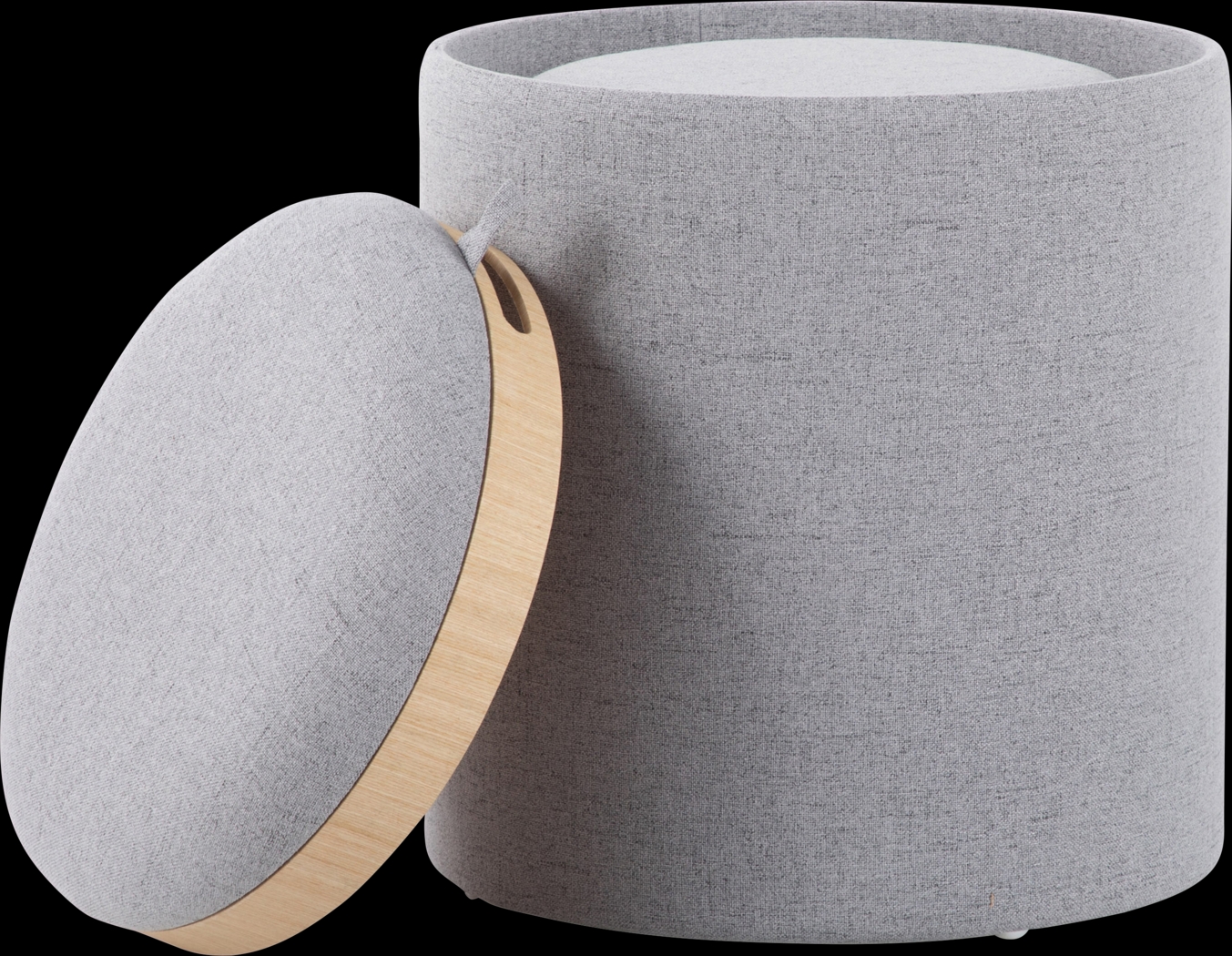 Mockernut Gray Ottoman, Set of 2 - Thumbnail - Image 5