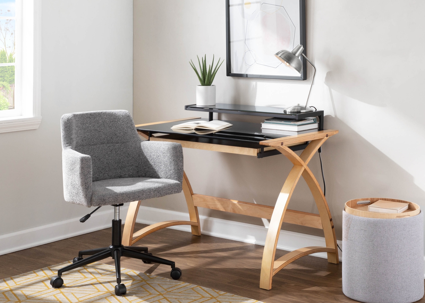 Mockernut Gray Ottoman, Set of 2 - Thumbnail - Image 6