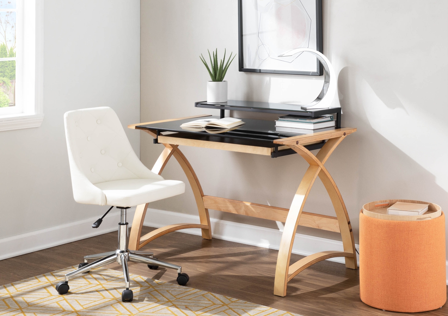 Mockernut Orange Ottoman, Set of 2 - Thumbnail - Image 11