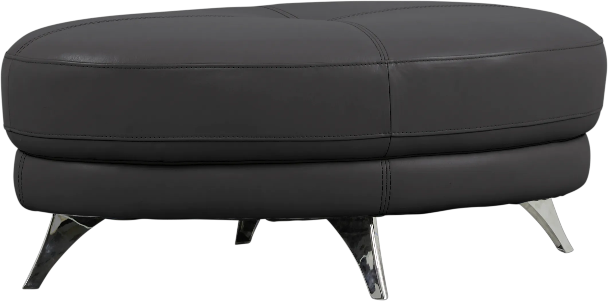 Modena Black Cocktail Ottoman - Thumbnail - Image 1