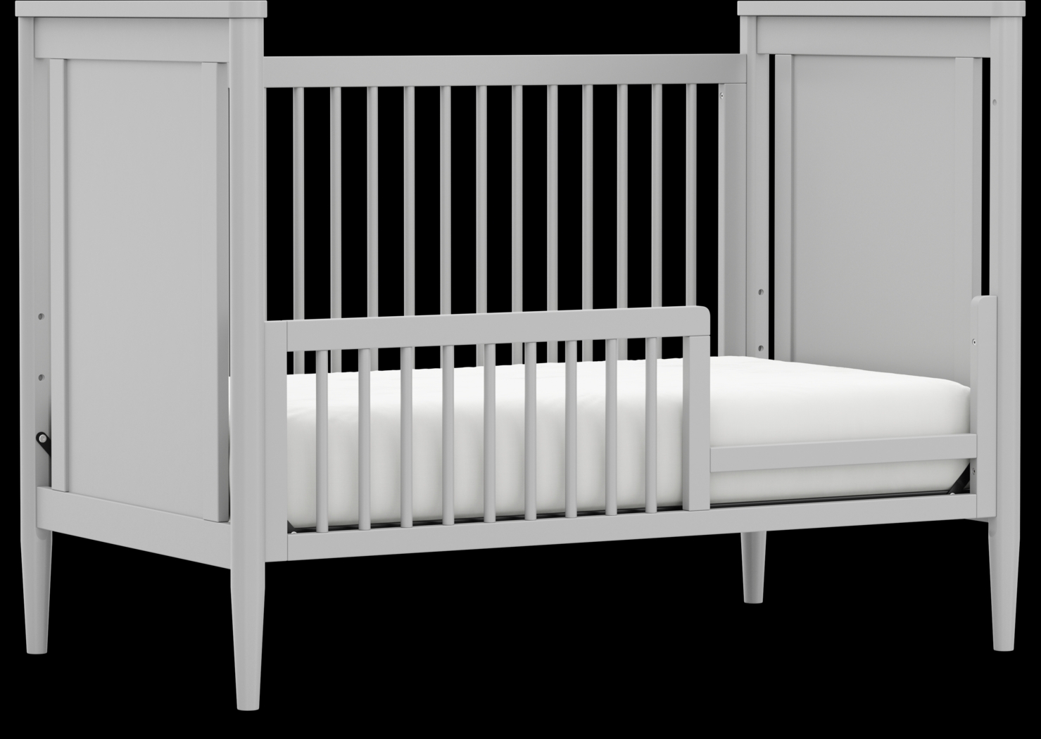 Modern Colors Light Gray Toddler Rail - Thumbnail - Image 1