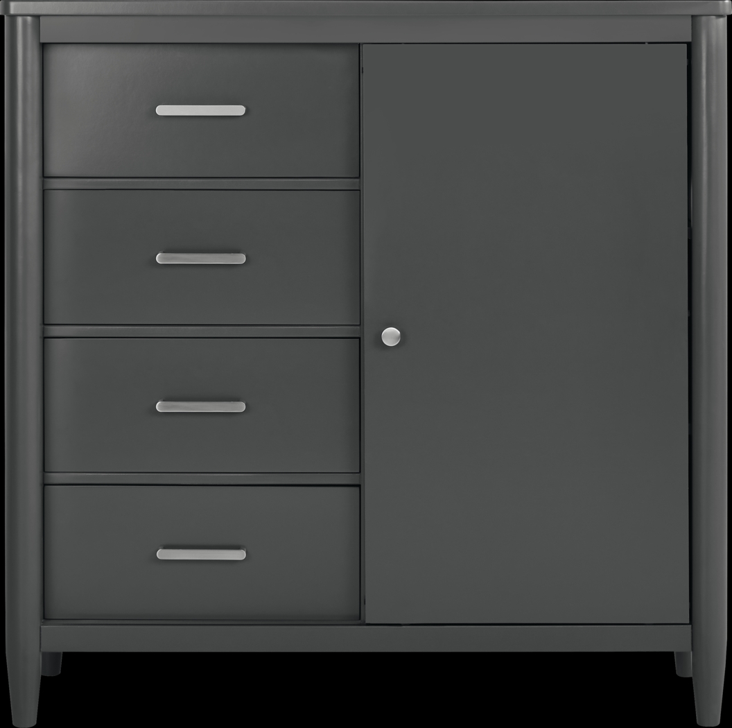 Modern Villa Iron Ore 4 Drawer Chest - Thumbnail - Image 1