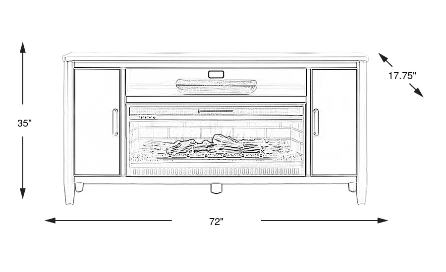 Dimension Image. Please refer to the Dimension Tab on this page for dimension details.