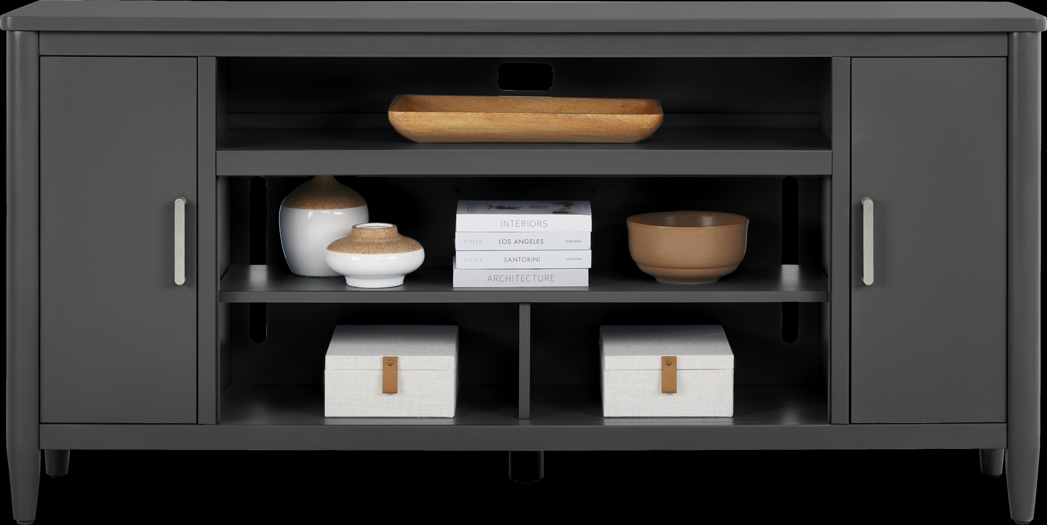 Modern Villa Iron Ore 72 in. Console - Thumbnail - Image 2