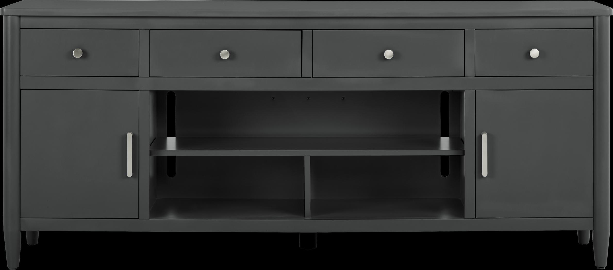 Modern Villa Iron Ore 82 in. Console - Thumbnail - Image 1