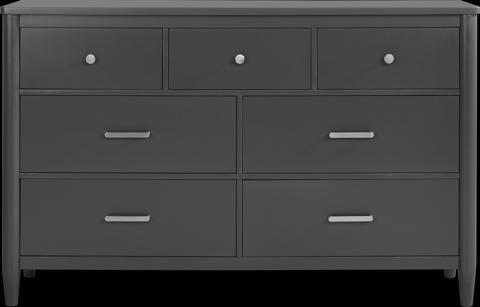 Modern Villa Iron Ore 7 Pc King Panel Bedroom - Thumbnail - Image 5