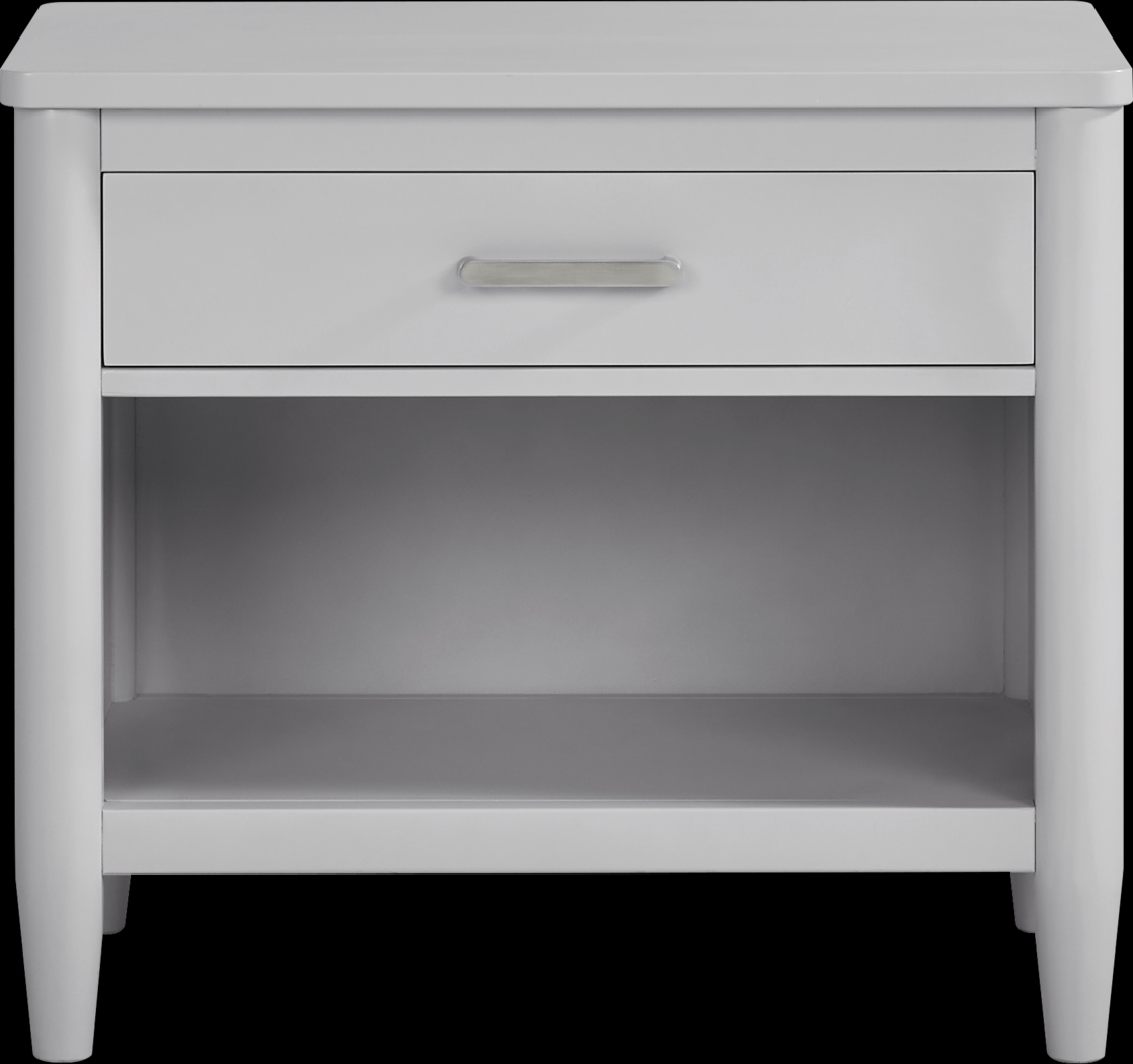 Modern Villa Light Gray 7 Pc King Panel Bedroom - Thumbnail - Image 8