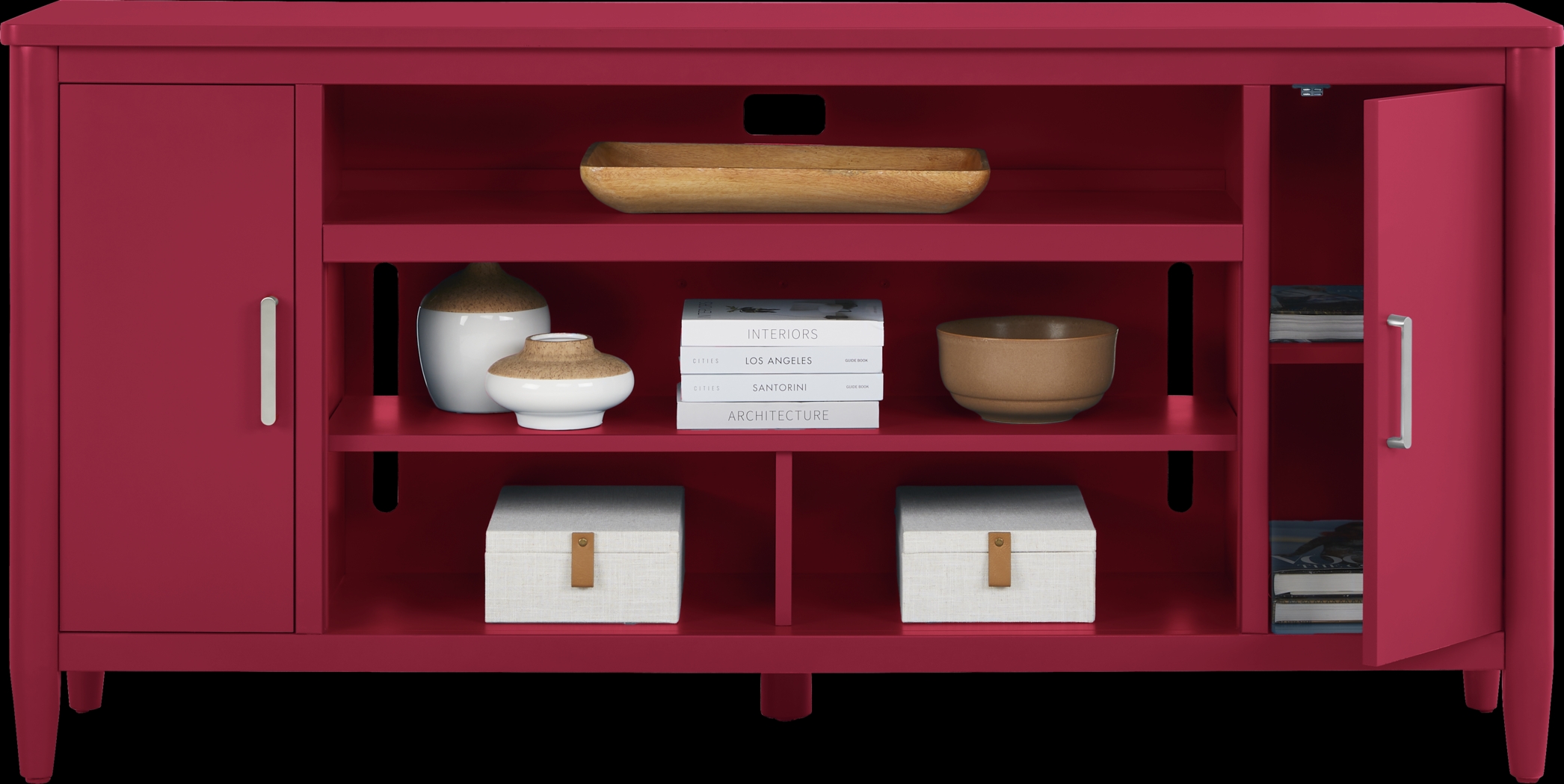 Modern Villa Red 72 in. Console - Thumbnail - Image 3