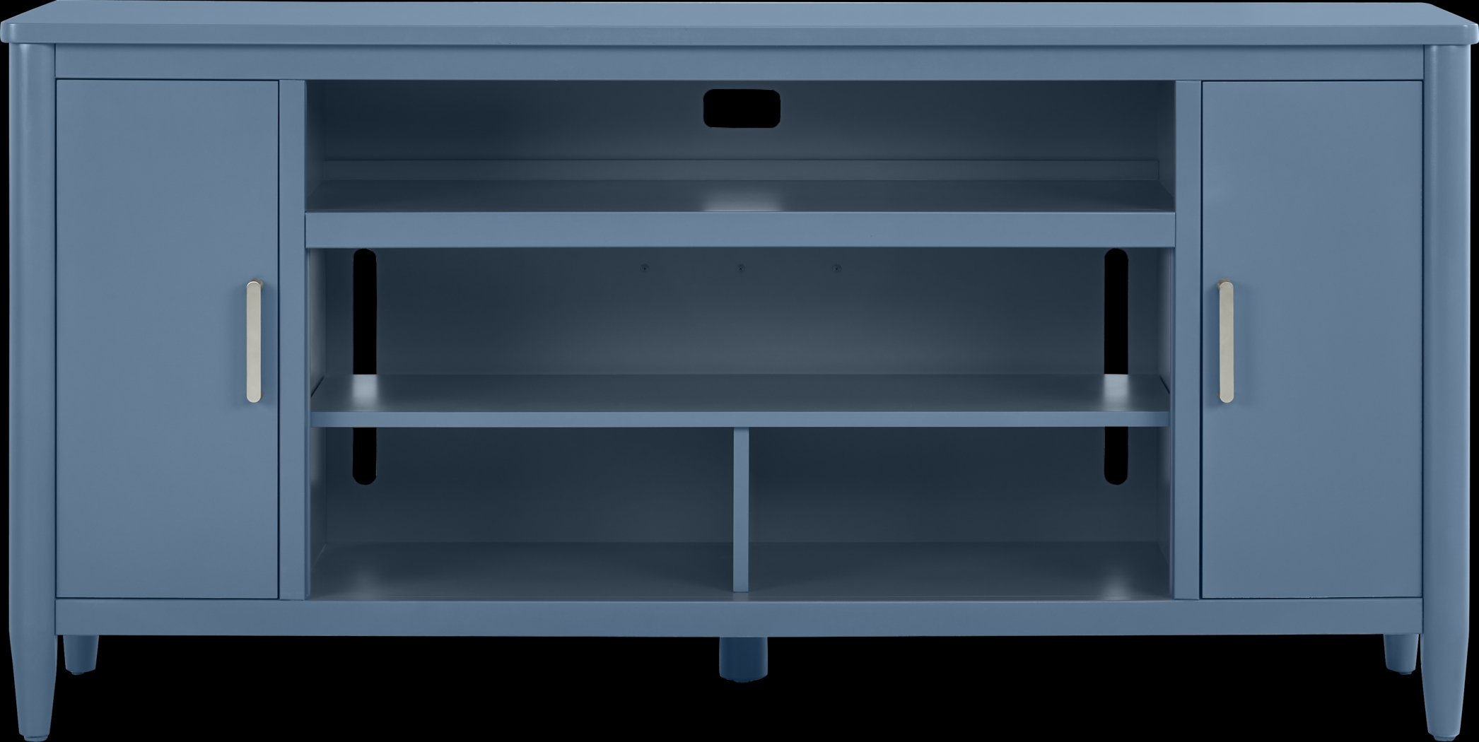 Modern Villa Slate Blue 72 in. Console - Thumbnail - Image 1