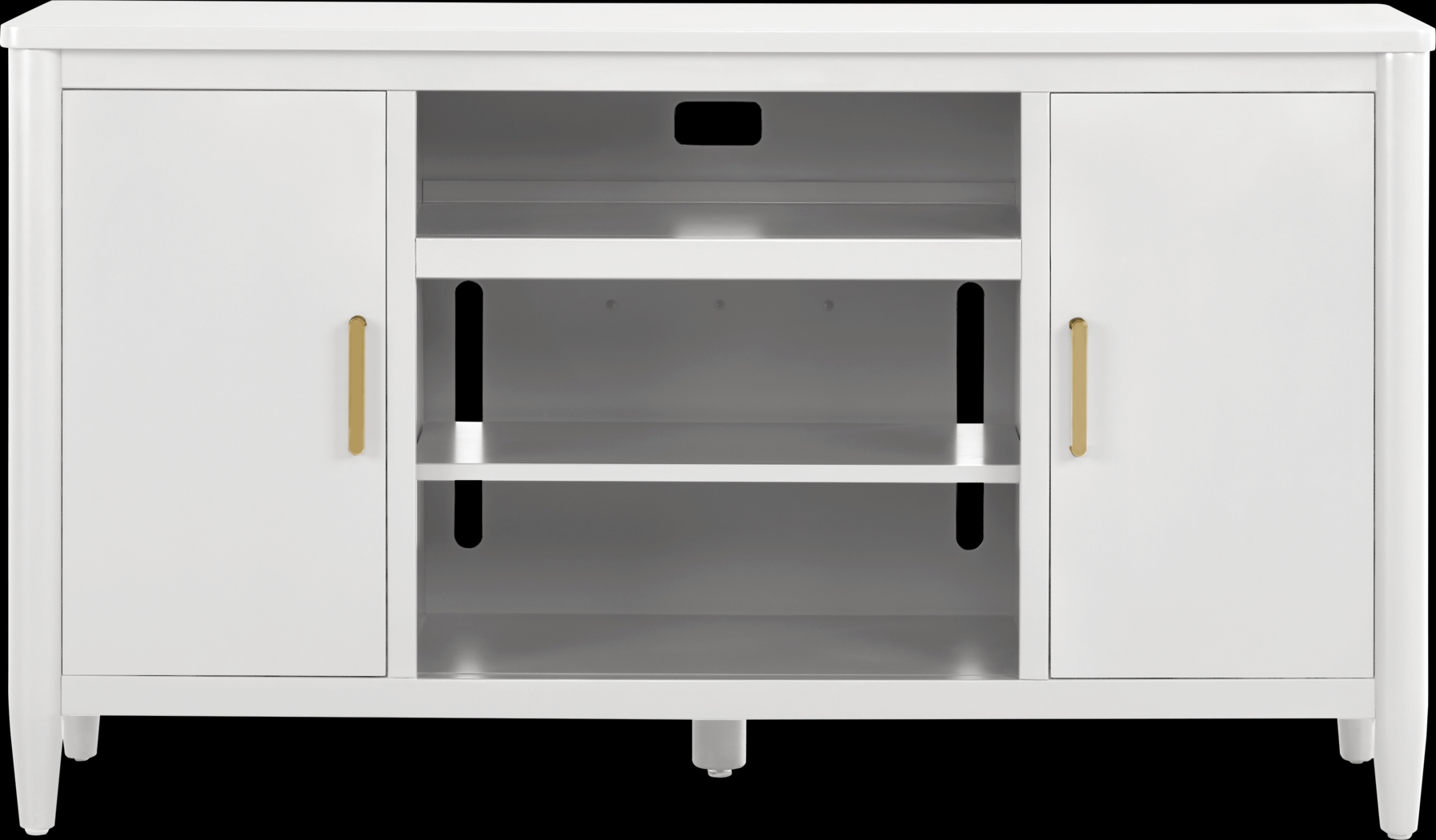 Modern Villa White 62 in. Console - Thumbnail - Image 1