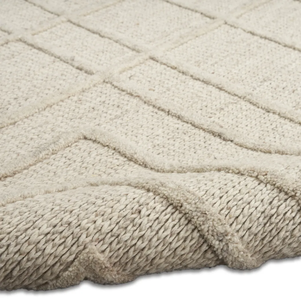 Modra Beige 5'3 x 7'3 Rug - Thumbnail - Image 3