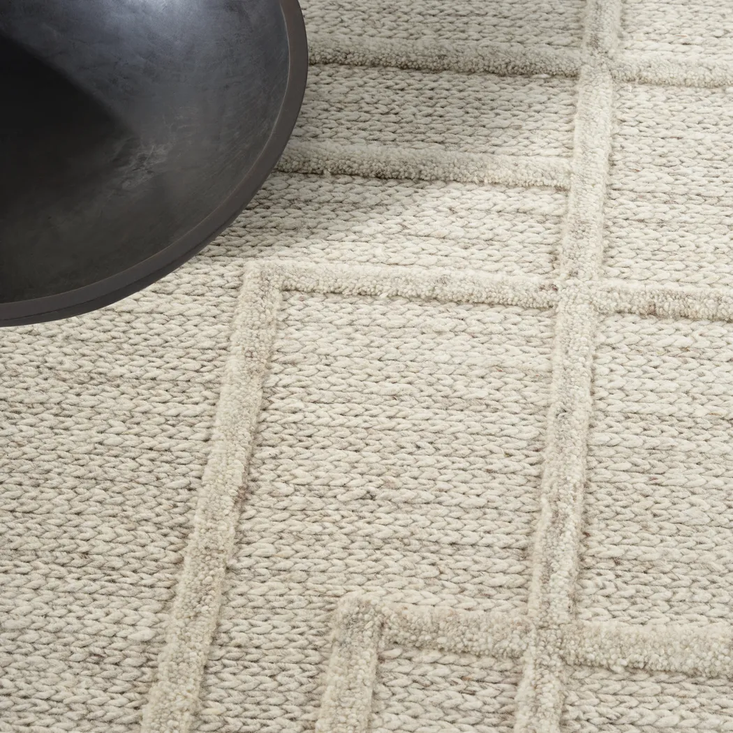 Modra Beige 7'9 x 9'9 Rug - Thumbnail - Image 5