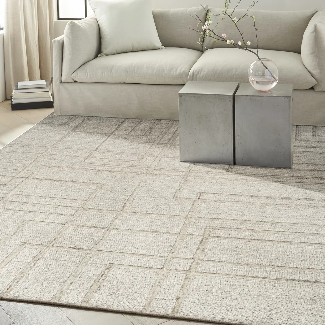 Modra Gray 5'3 x 7'3 Rug - Thumbnail - Image 2