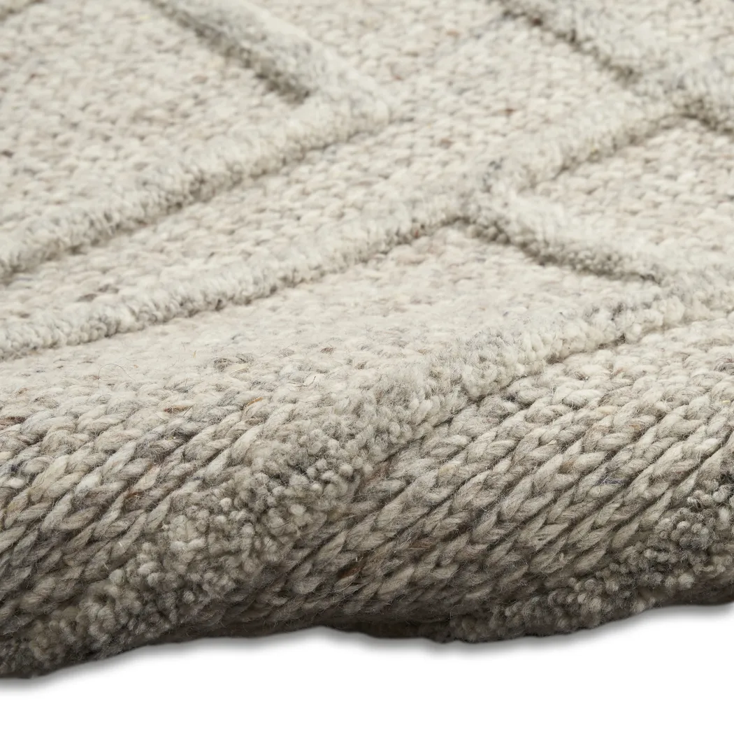 Modra Gray 5'3 x 7'3 Rug - Thumbnail - Image 3
