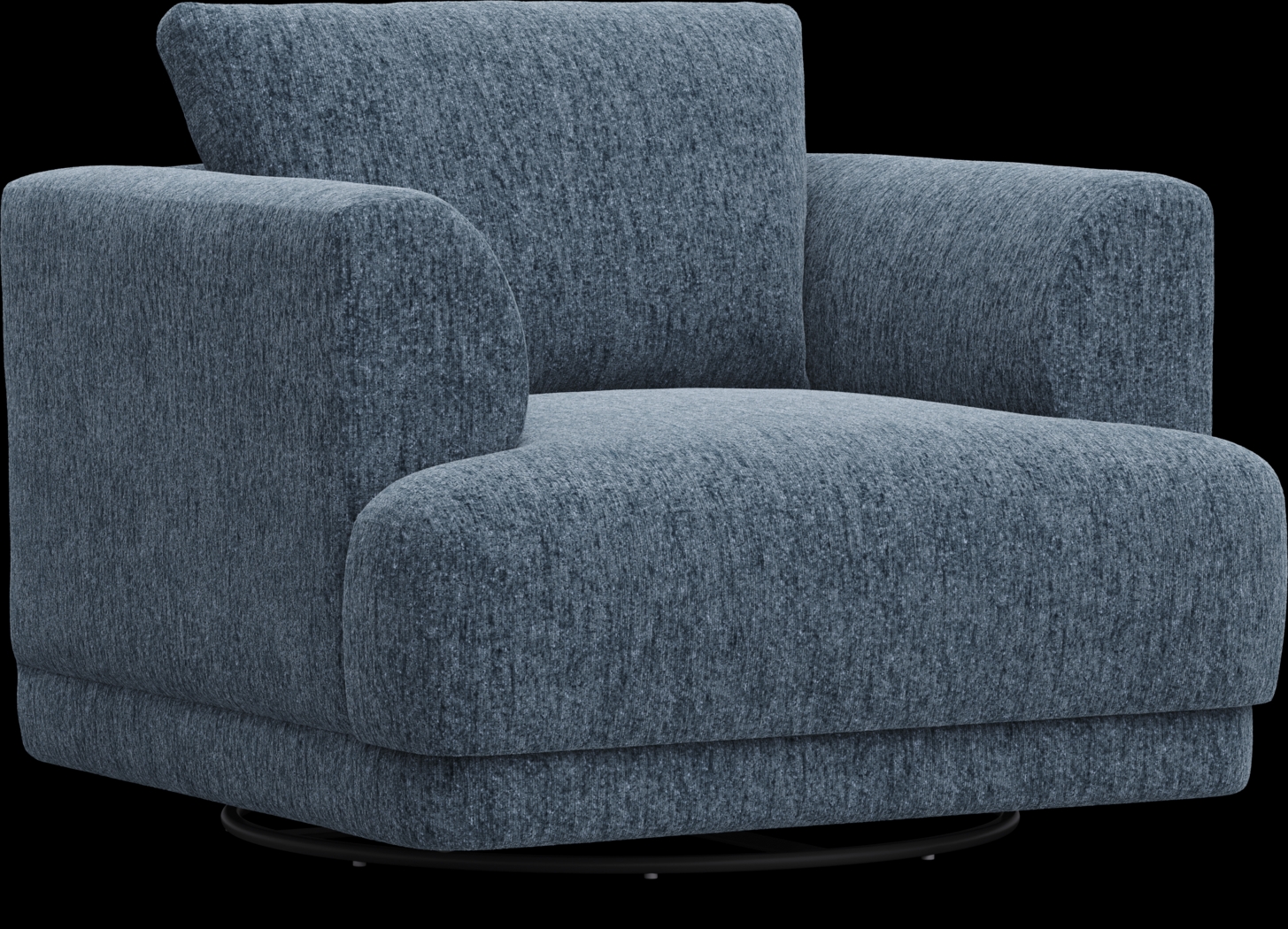 ModularFour Navy Swivel Chair - Thumbnail - Image 1