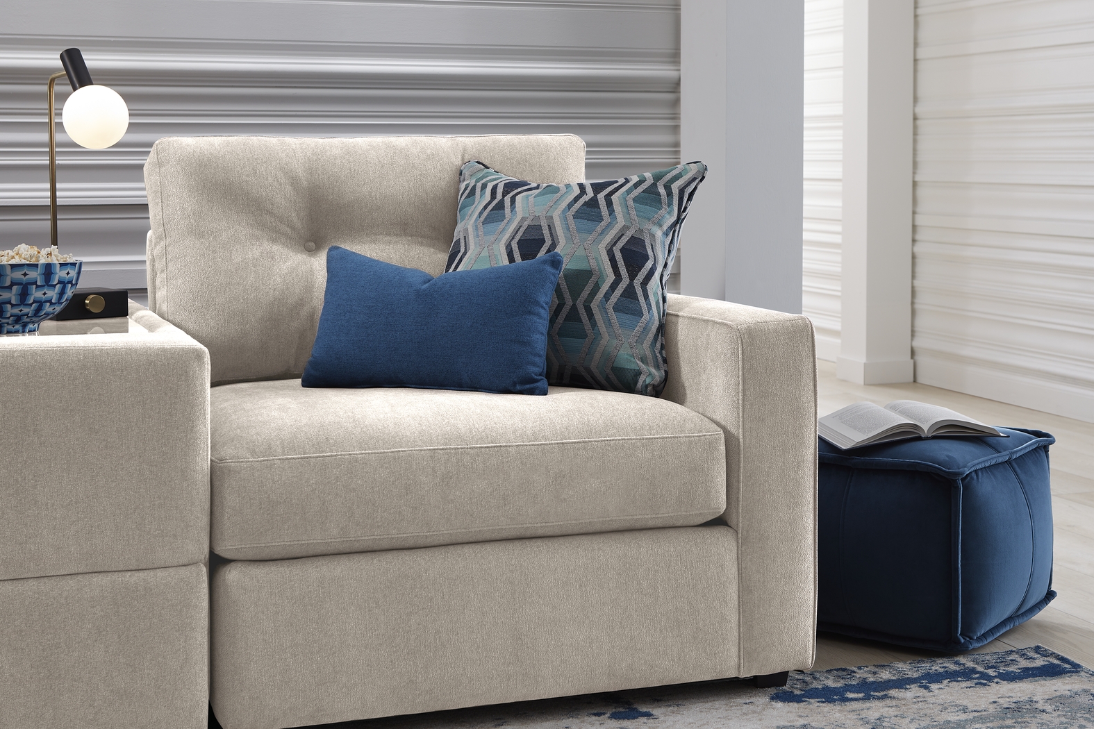 Beige 7 Pc ModularOne Gel Foam Sleeper - Thumbnail - Image 4