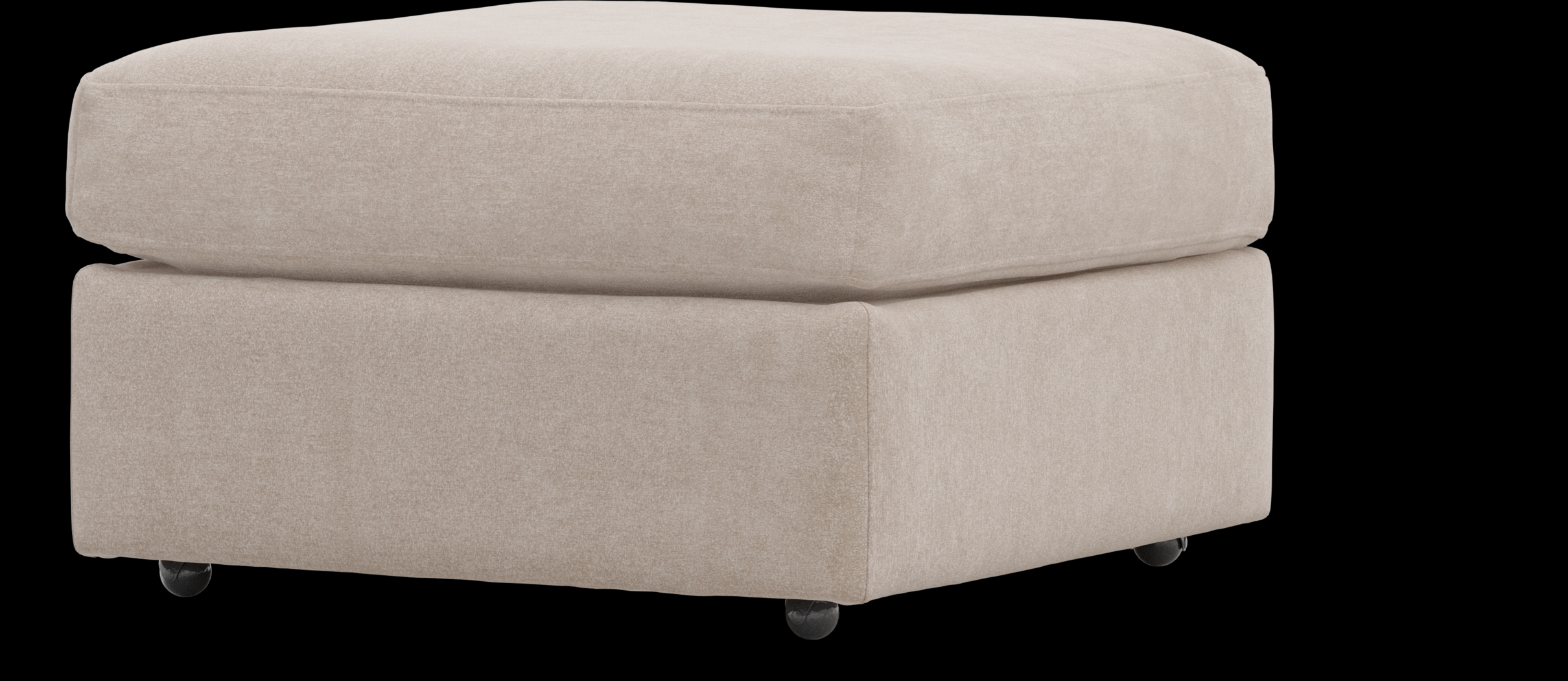 ModularOne Beige Bumper Ottoman - Thumbnail - Image 3